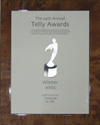 2003 Telly Award
